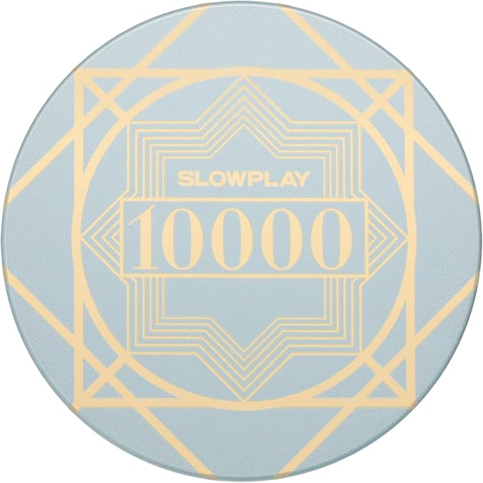 SLOWPLAY Nash Ceramic Poker Chips in Bulk, Casino Grade Ceramic 12-Gram Poker by SLOWPLAY