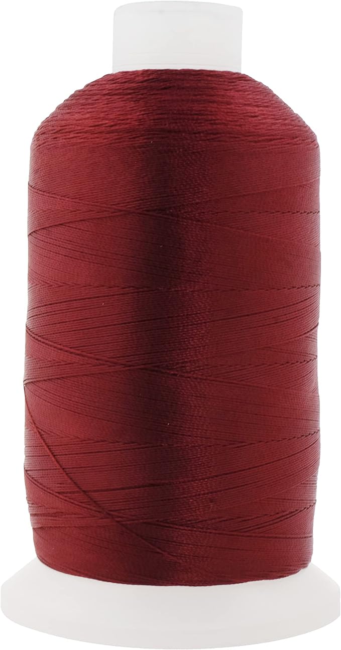 Mandala Crafts Maroon Heavy Duty Thread -1500 Yds Tex 90 Thread by MandalaCrafts