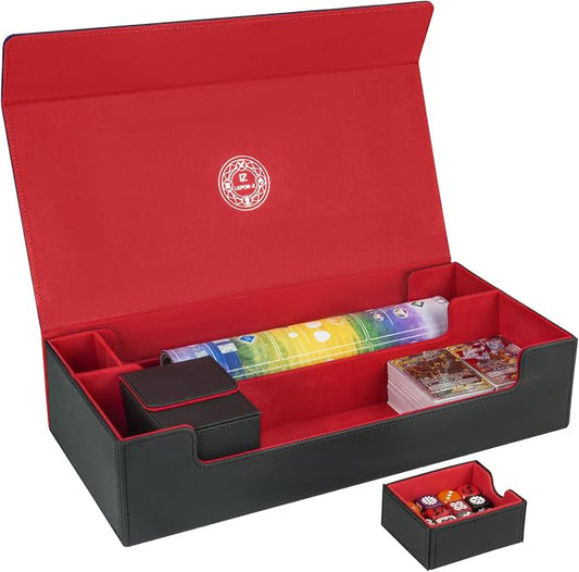 Card Deck Box, X-Large Premium Trading Card Storage Case by LEFOR%C2%B7Z