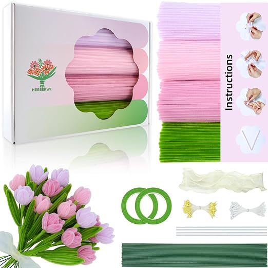 400 Pcs Pipe Cleaners Craft by EnjoyYourLife