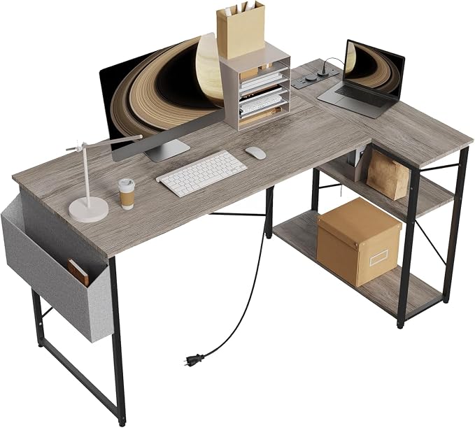TIQLAB L Shaped Computer Desk by TIQLAB