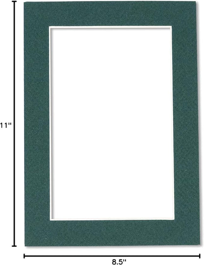 Pack of Ten Acid Free 8.5x11 Mats Bevel Cut - Image 10