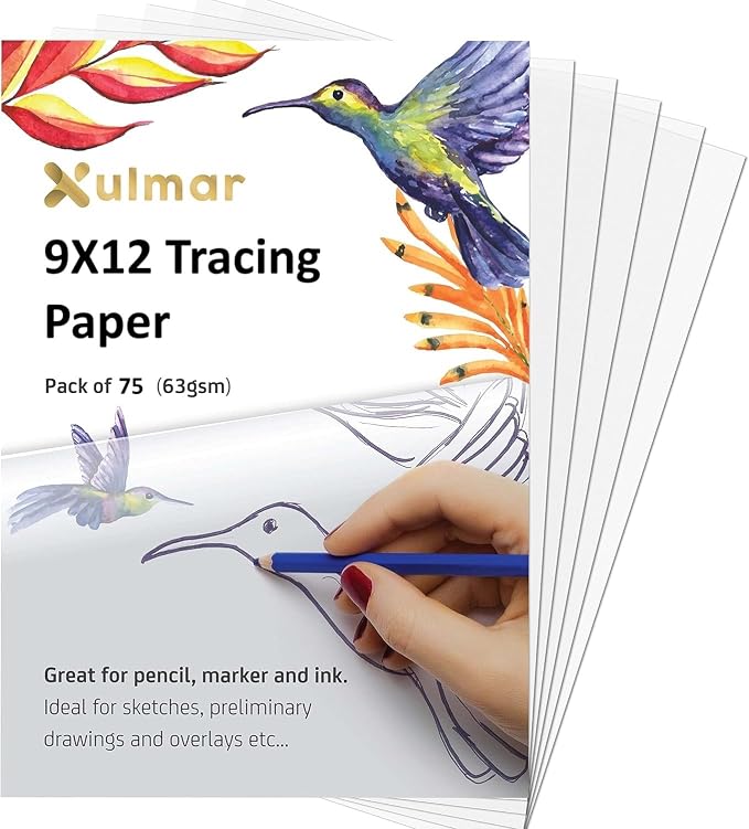 Xulmar 9x12 Tracing Paper 63 GSM by Xulmar