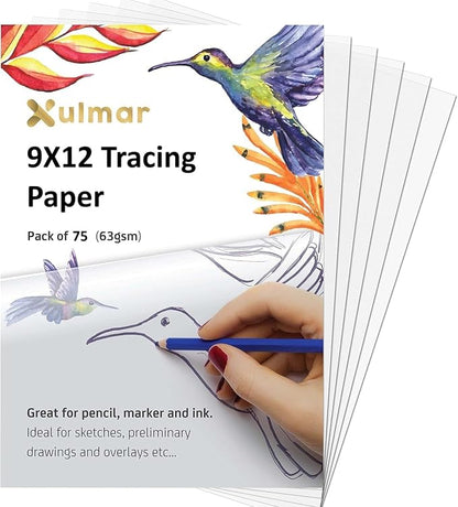 Xulmar 9x12 Tracing Paper 63 GSM by Xulmar