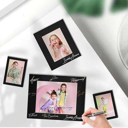 Egofine 11x14 Black Picture Mats Pack of 11, Frame Mattes - Image 3