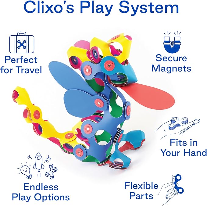 Clixo Super Rainbow, 60 Piece Pack - Image 5
