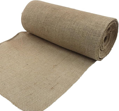 12" Wide Natural Burlap Fabric by suiwotin