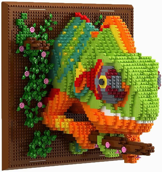 BDYDT Wall Art Chameleon Building Blocks Set; A Wall Decor Set by BDYDT