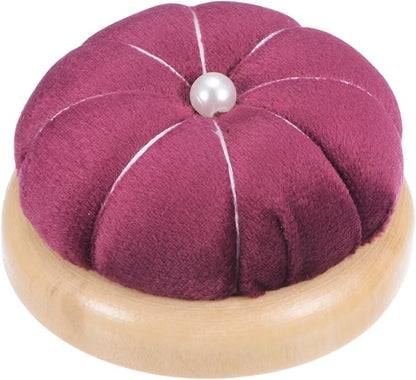 HARFINGTON Wooden Base Pin Cushion Japanese Style Cute Needle Holder by HARFINGTON