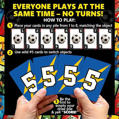 QUOKKA Soccer Fast-Paced Card Game - Image 4