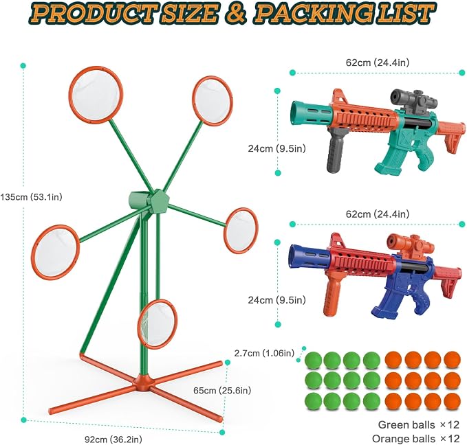 Shooting Games Toys for Age 5 6 7 8 9 10+ Year Old Boys, Kids Toy Sports & - Image 5