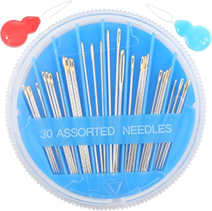 Eketirry Premium Hand Sewing Needles，4 Pack 30-Count Assorted Needles by Eketirry