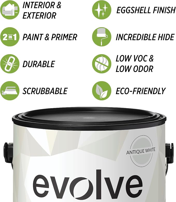 EVOLVE Paint & Primer: Environment-friendly, Low Sheen - Image 2
