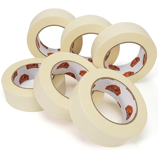 TAPEBEAR General Purpose Masking Tape 1.5 Inch x 60 Yards, DIY Arts Crafts by TAPEBEAR