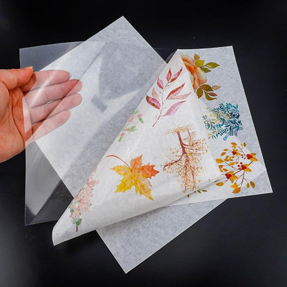 Printable Washi Sticker Paper for Inkjet & Laser Printers, 8.5x11 Inch Full by Unknown