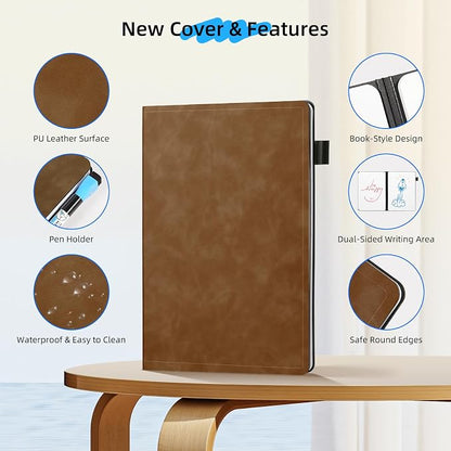 AGM Portable White Board Dry Erase Notebook, 8.4" x 6" Double Sided Folding - Image 6