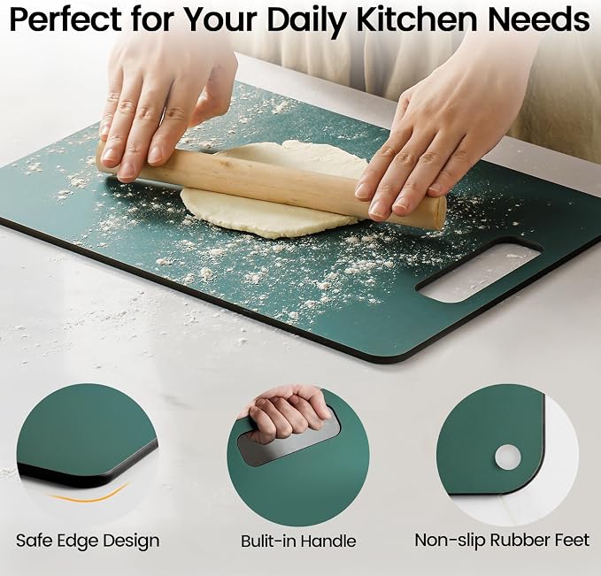 Cutting Boards for Kitchen, Wood Fiber Composite Cutting Board, Dishwasher Safe - Image 5