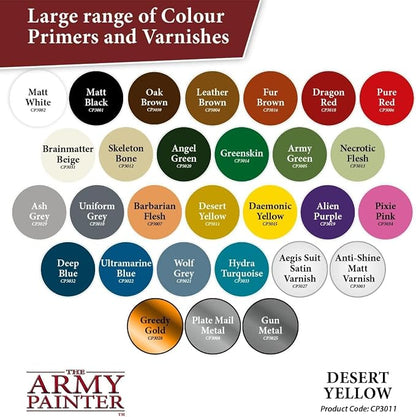 The Army Painter Color Primer, Desert Yellow, 400 ml, 13.5 oz - Image 5