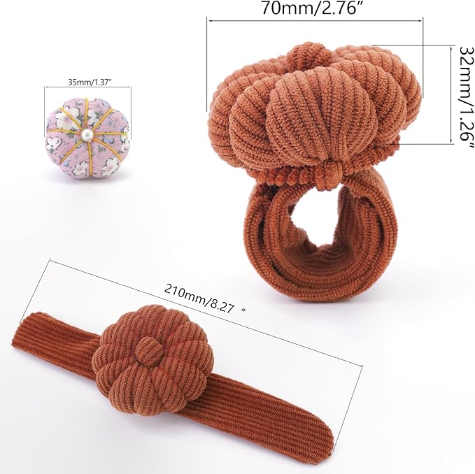 Wrist Pin Cushions, Sewing Needle Cushion kit - Image 2