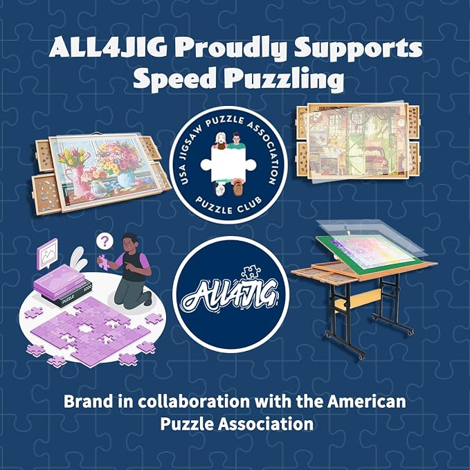 ALL4JIG 2000 Piece Rotating Puzzle Board - Image 4
