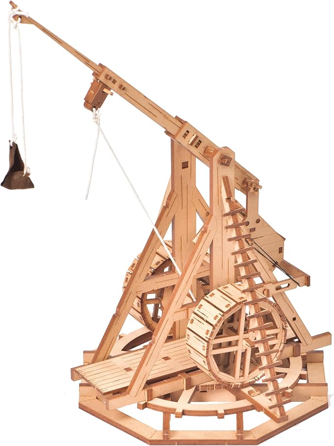Trebuchet - Warwolf - 3D Wooden Puzzle - DIY Model Building Kit - Image 2