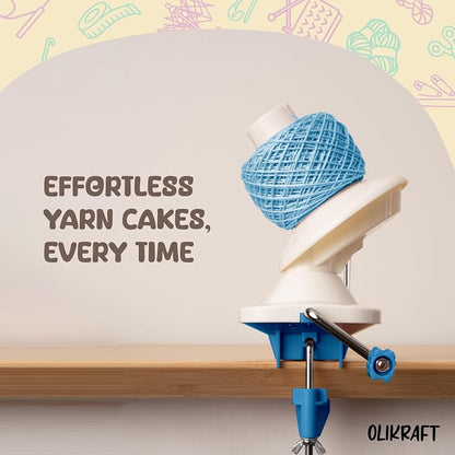 Olikraft Manual Yarn Winder | Yarn Ball Winder, Baller Crochet Spinner - Image 2