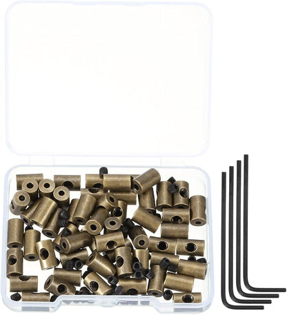 MECCANIXITY 50 Pcs Metal Locking Pin Backs, Locking Pin Keepers Clasp 9mm by MECCANIXITY