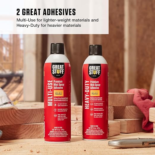Great Stuff™ Heavy-Duty Web Adhesive 3-Pack - 14 oz - Aerosol - Image 5