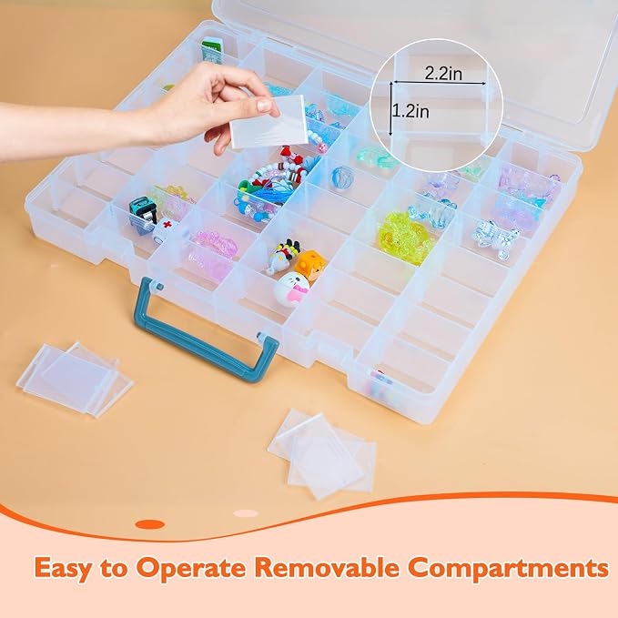 Bluedale 48 Grids Large Plastic Organizer Box - Image 3