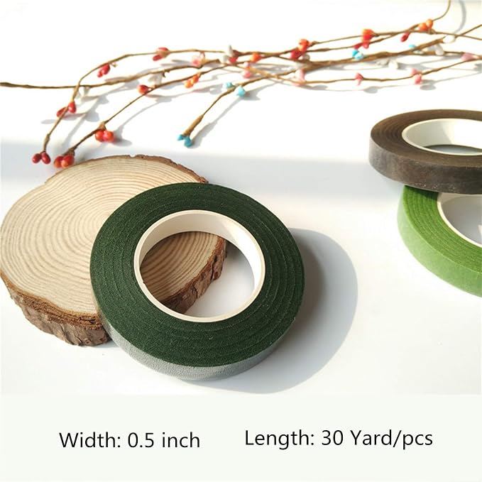 Transun Moo 4 Rolls 1/2 Inch Floral Tapes Florist Wraps - Image 2