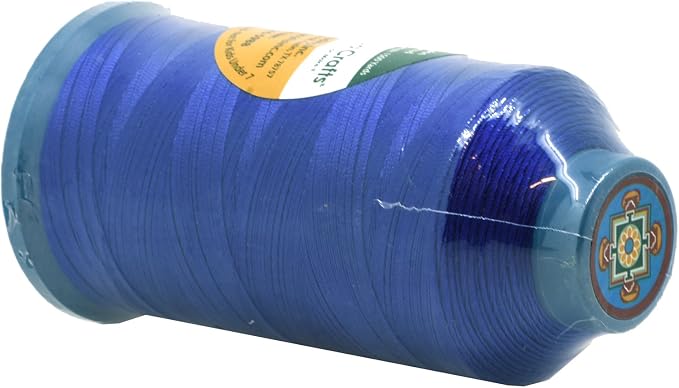 Mandala Crafts Bonded Nylon Thread Royal Blue Heavy Duty Sewing Threads - Image 3