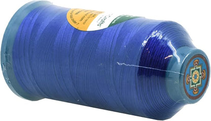 Mandala Crafts Bonded Nylon Thread Royal Blue Heavy Duty Sewing Threads - Image 3