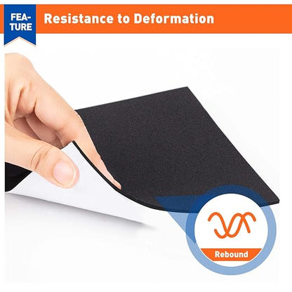 MAGZO 5Pcs Adhesive Foam Padding 1/4 in Thick X 12 in X 8 in, Closed Cell Foam - Image 5