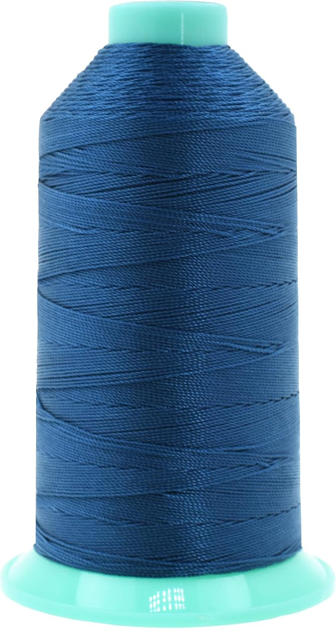 Mandala Crafts Bonded Nylon Thread Airforce Blue Heavy Duty Sewing Threads by MandalaCrafts