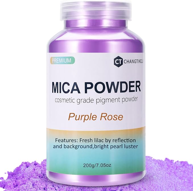 Mica Powder, 7.05OZ（200g）, Epoxy Resin, Candle Making, Bath Bombs by CHANGTIKEJIWelcomeYouOrder