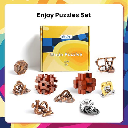9pcs Difficulty Puzzles Gift for Adults, and Kids Brain Teaser Puzzles Game - Image 4