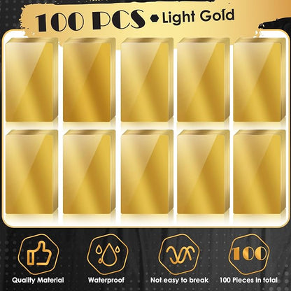 weparmeety 100 Pcs Metal Engraving Blanks Aluminum Sheet Laser Engraving - Image 3