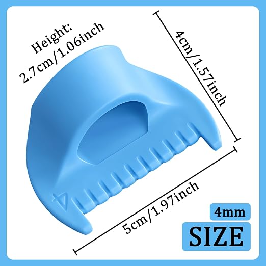 2 PCS 4mm Edge Lock Seam Guide, Mini Sewing Finger Ruler - Image 2