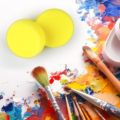 27 Pack Round Painting Sponge, 2.9 Inch Pottery Sponges, Clay Sponge - Image 7