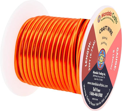 Mandala Crafts 8 Gauge Anodized Aluminum Craft Wire - Image 2