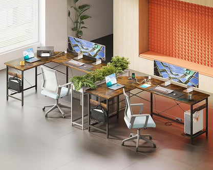Coleshome 59" L Shaped Gaming Desk - Image 4