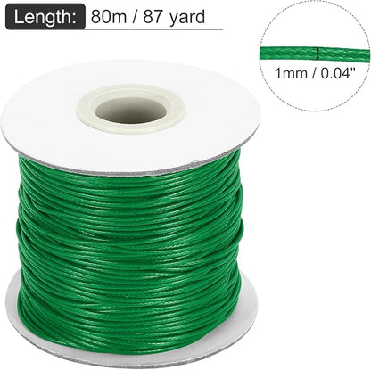 MECCANIXITY Waxed Cord 1mm Waxed Thread 87 Yard Wax String Leather Cord - Image 2