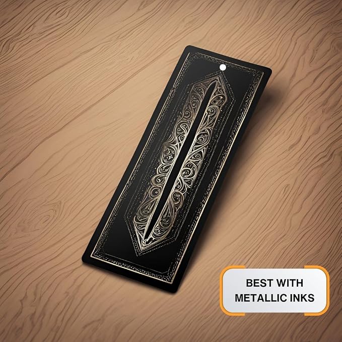 300GSM Deep Black Bookmark Sketchpads, Suitable - Image 6