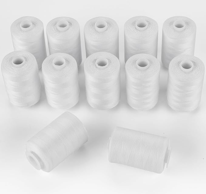 ilauke Thread for Sewing 12 Spools 1000 Yards Each, Polyester All Purpose - Image 2