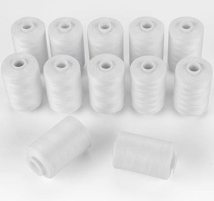 ilauke Thread for Sewing 12 Spools 1000 Yards Each, Polyester All Purpose - Image 2