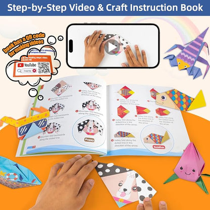Origami Paper Kit for Kids Ages 5-8 8-12, 152 Sheets Origami Paper - Image 3