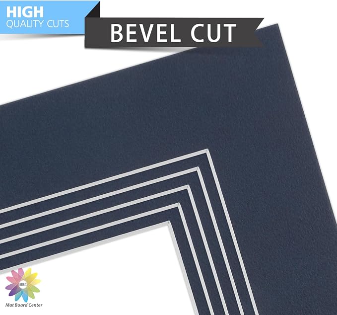 Mat Board Center, 8x10 for 5x7 Dignity Blue Color Mats - Image 4