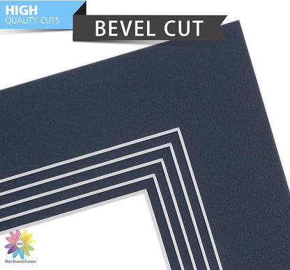 Mat Board Center, 8x10 for 5x7 Dignity Blue Color Mats - Image 4
