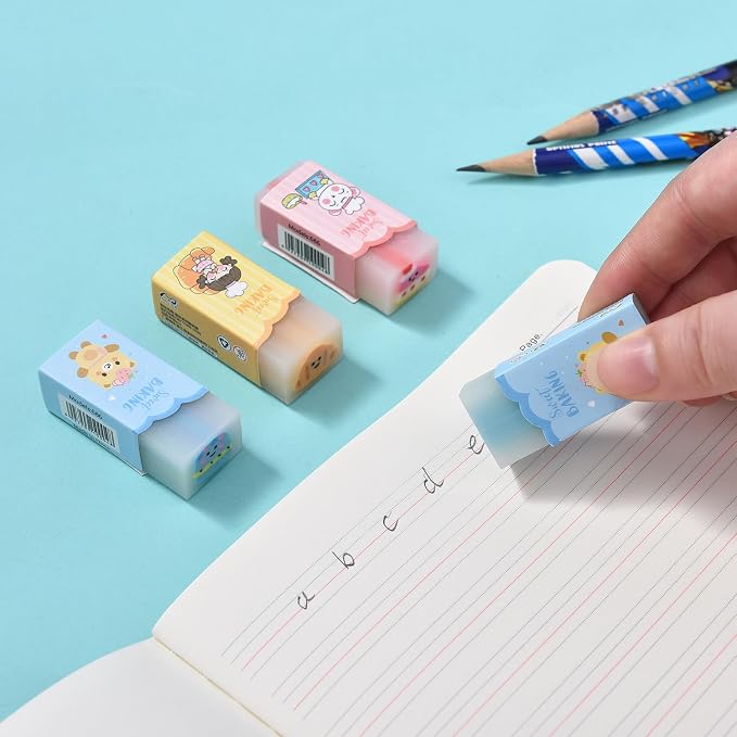 18 Pack Dessert Erasers for Kids, Kawaii for Students, Jelly for School - Image 8