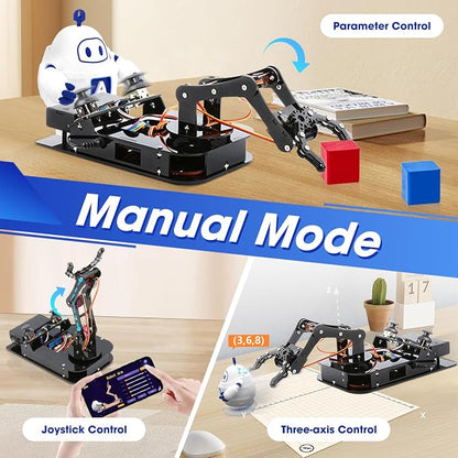 4DOF Robotic Arm Kit for Kids Compatible - Image 4